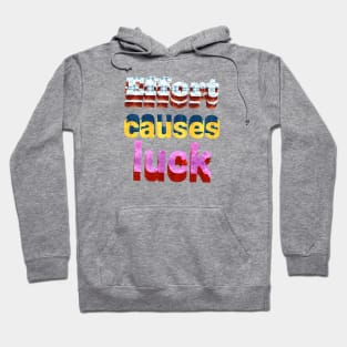 Luck test art design. Hoodie